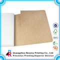 China hizo papel de kraft de bajo precio Cantante Sewing binding libro de libreta de tamaño pequeño